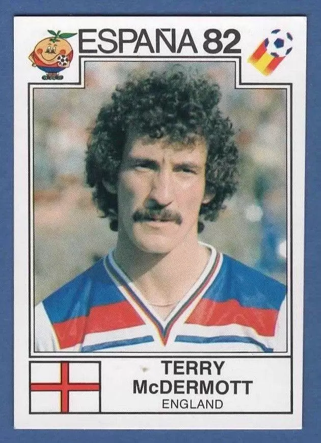 España 82 World Cup - Terry McDermott - England