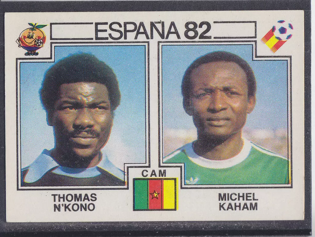 España 82 World Cup - Thomas N\'Kono & Michel Kaham - Cameroun