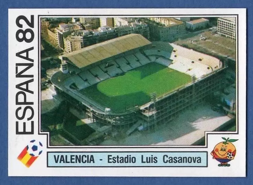 España 82 World Cup - Valencia - Estadio Luis Casanova - Estadio