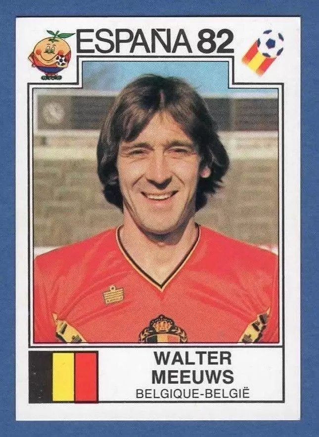 España 82 World Cup - Walter Meeuws - Belgique-Belgie
