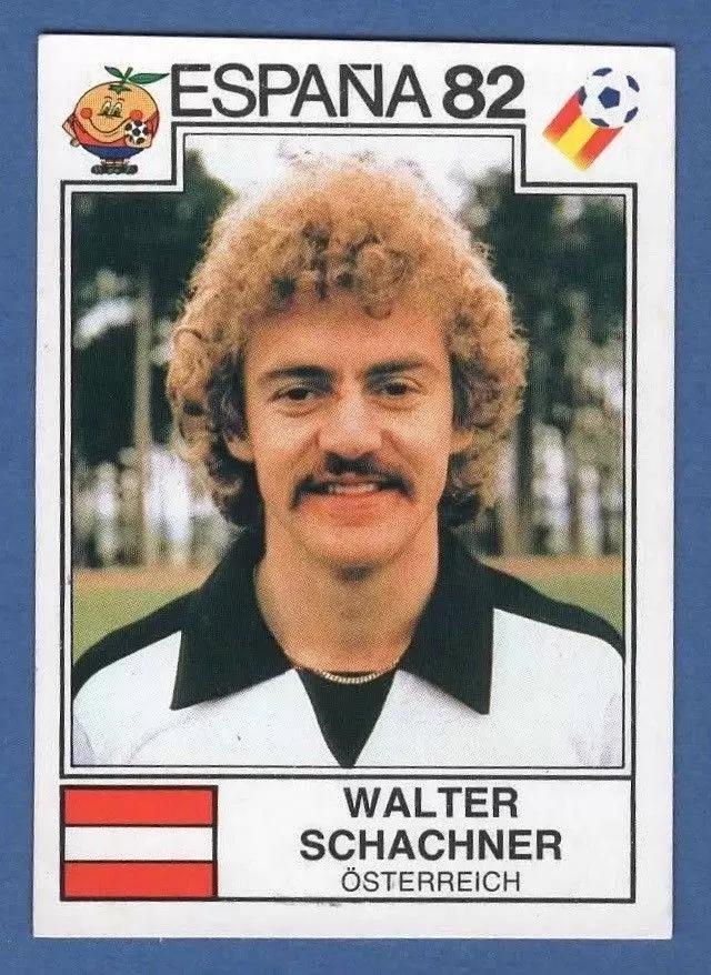España 82 World Cup - Walter Schachner - Osterreich