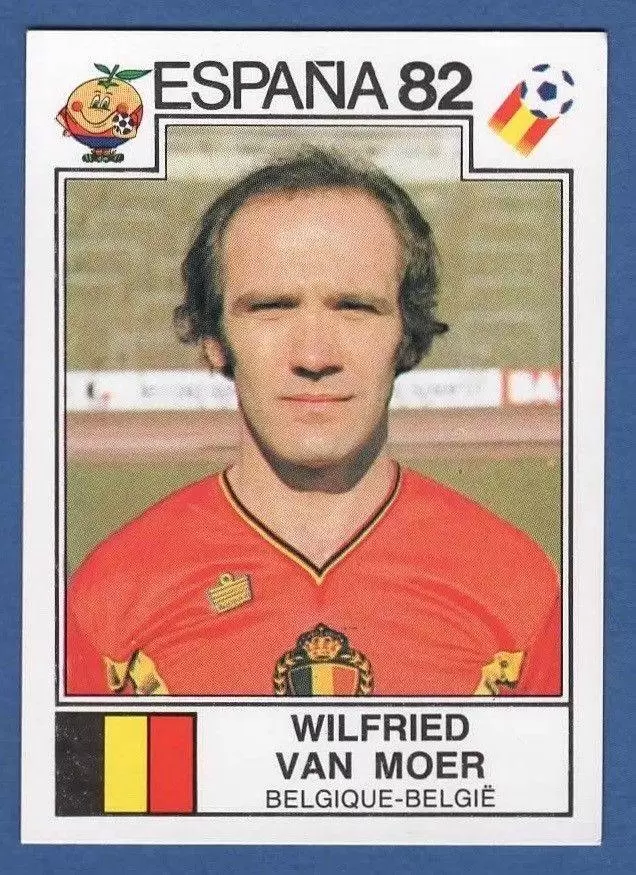 España 82 World Cup - Wilfried Van Moer - Belgique-Belgie