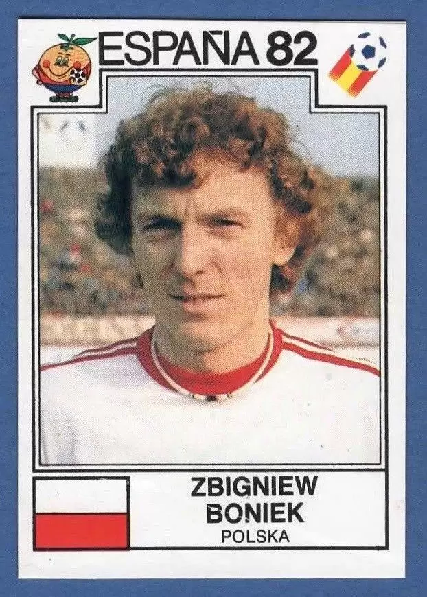 España 82 World Cup - Zbigniew Boniek - Polsca