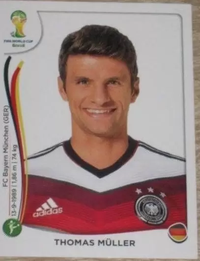 Fifa World Cup Brasil 2014 - Thomas Müller - Deutschland