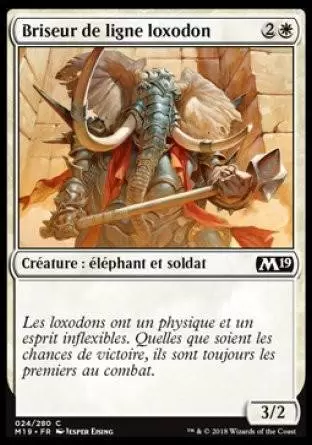 2019 Core Set (M19) - Briseur de ligne loxodon