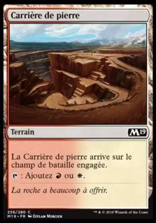 2019 Core Set (M19) - Carrière de pierre
