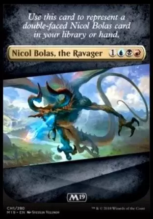 2019 Core Set (M19) - Carte de substitution de Nicol Bolas