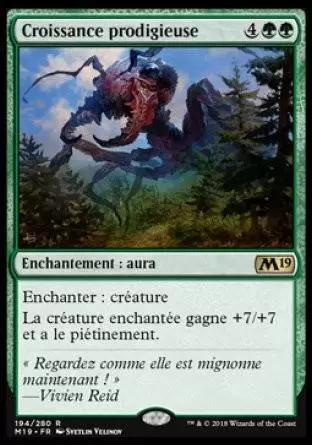 2019 Core Set (M19) - Croissance prodigieuse