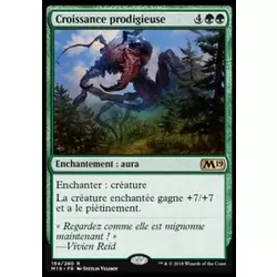 Croissance prodigieuse