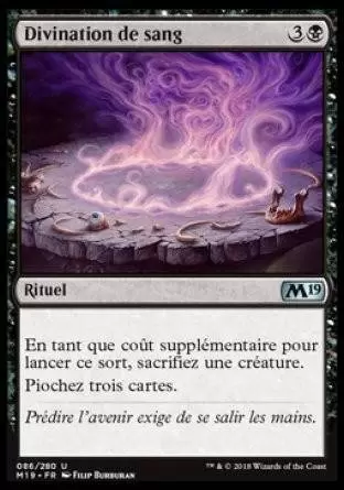 2019 Core Set (M19) - Divination de sang