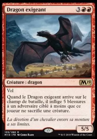2019 Core Set (M19) - Dragon exigeant
