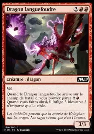 2019 Core Set (M19) - Dragon languefoudre