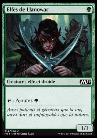 2019 Core Set (M19) - Elfes de Llanowar