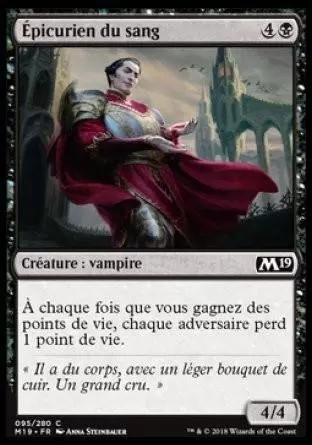 2019 Core Set (M19) - Épicurien du sang