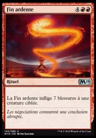 2019 Core Set (M19) - Fin ardente