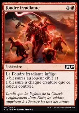 2019 Core Set (M19) - Foudre irradiante