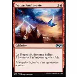 Frappe foudroyante