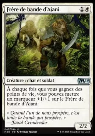 2019 Core Set (M19) - Frère de bande d\'Ajani