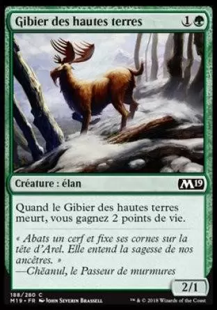 2019 Core Set (M19) - Gibier des hautes terres