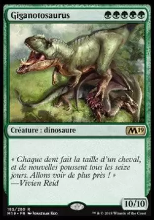 2019 Core Set (M19) - Giganotosaurus