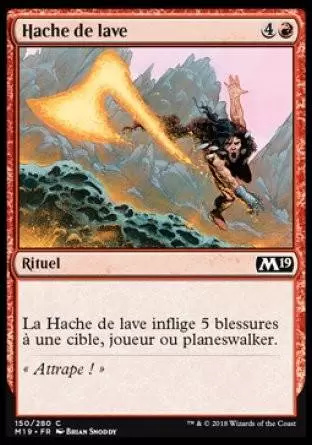 2019 Core Set (M19) - Hache de lave