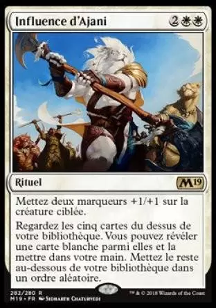 2019 Core Set (M19) - Influence d\'Ajani