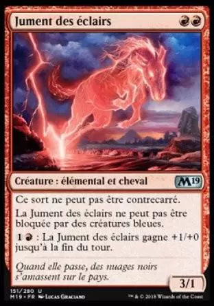 2019 Core Set (M19) - Jument des éclairs