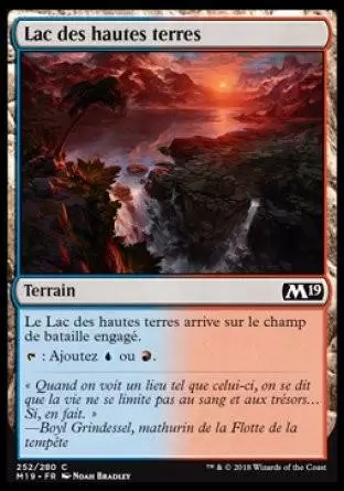 2019 Core Set (M19) - Lac des hautes terres