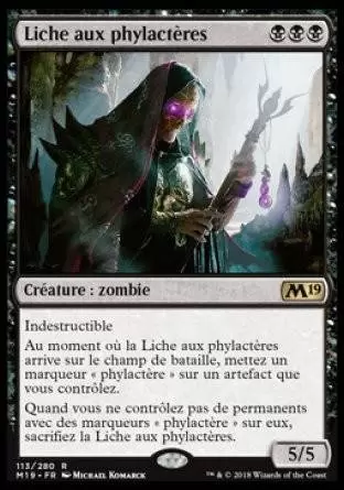 2019 Core Set (M19) - Liche aux phylactères