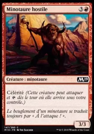 2019 Core Set (M19) - Minotaure hostile