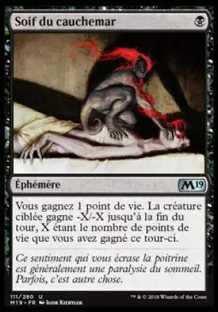 2019 Core Set (M19) - Soif du cauchemar