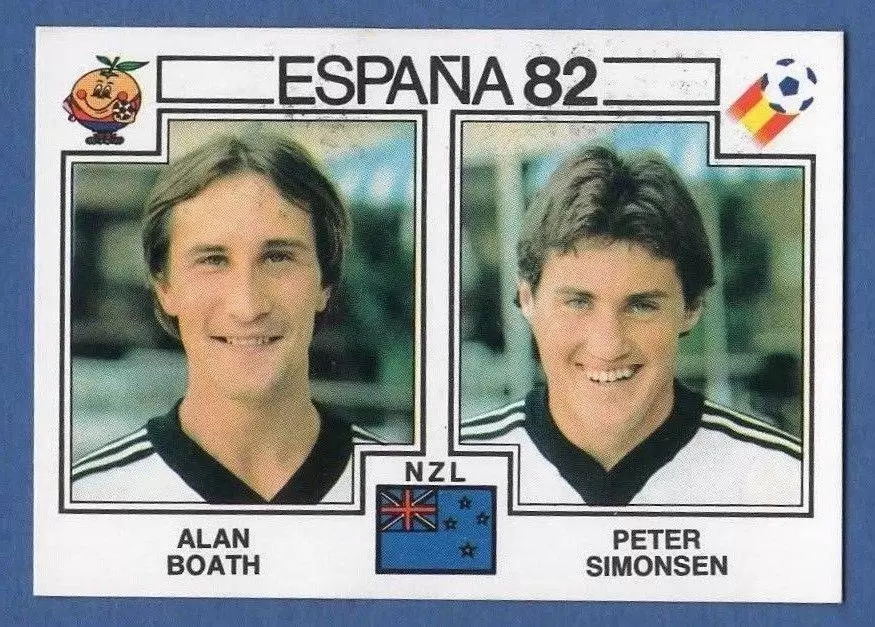 España 82 World Cup - Alan Boath & Peter Simonsen - New Zealand