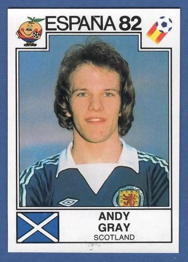 España 82 World Cup - Andy Gray - Scotland