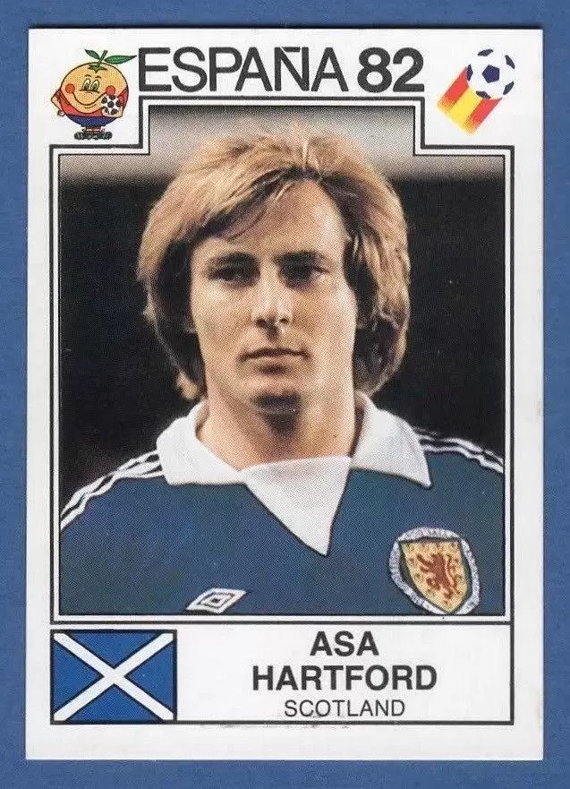 España 82 World Cup - Asa Hartford - Scotland