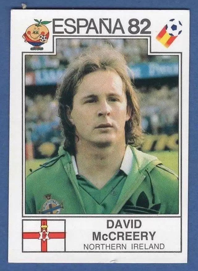 España 82 World Cup - David McCreery - Northern Ireland