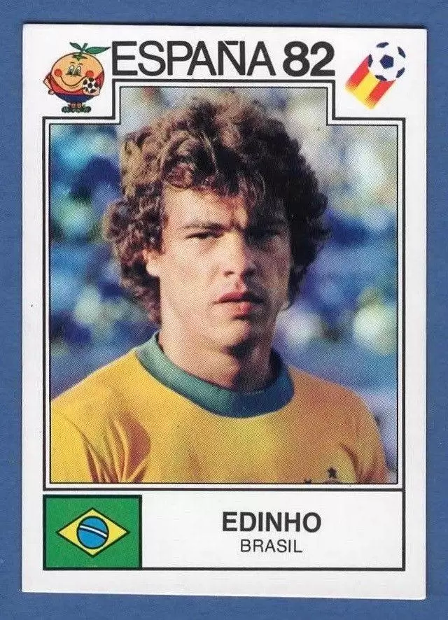 España 82 World Cup - Edinho - Brasil