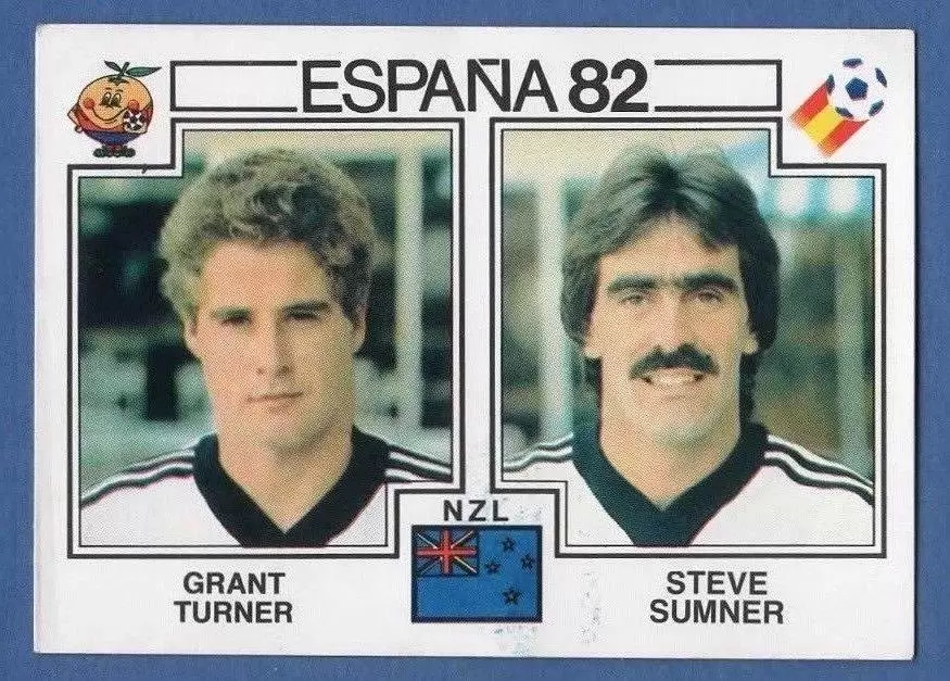 España 82 World Cup - Grant Turner & Steve Sumner - New Zealand