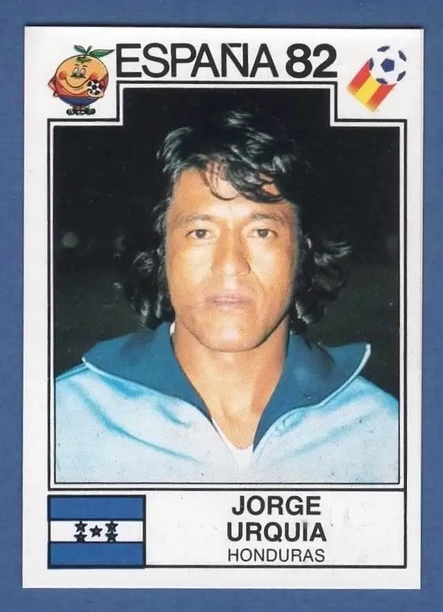 España 82 World Cup - Jorge Urquia - Honduras