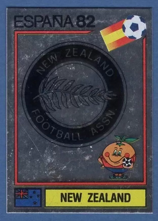 España 82 World Cup - New Zealand (emblem) - New Zealand