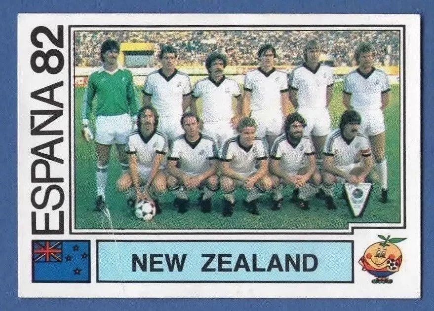 España 82 World Cup - New Zealand (team) - New Zealand
