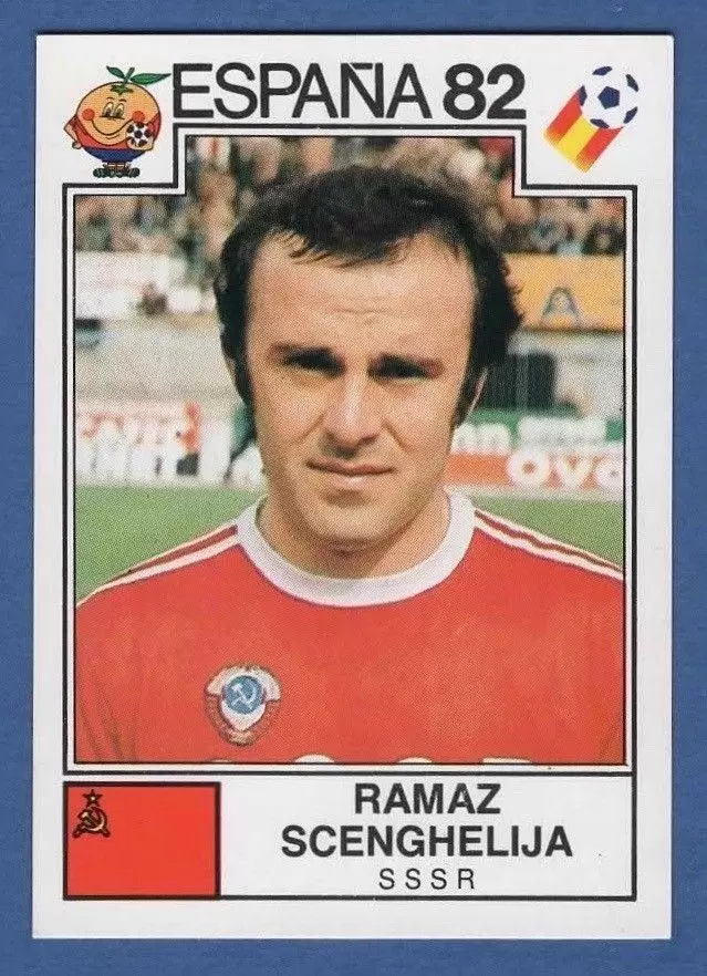 España 82 World Cup - Ramaz Scenghelija - SSSR