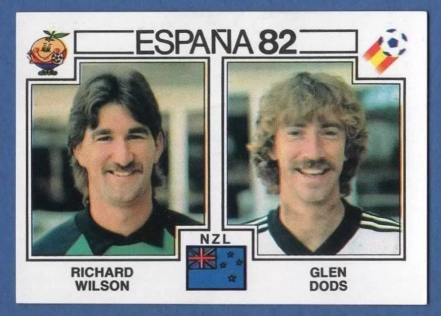 España 82 World Cup - Richard Wilson & Glen Dods - New Zealand