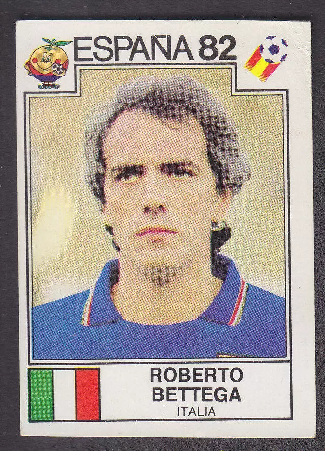 España 82 World Cup - Roberto Bettega - Italia