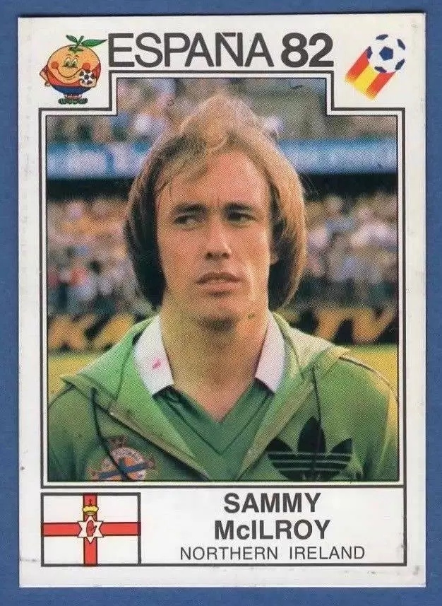 España 82 World Cup - Sammy McIlroy - Northern Ireland