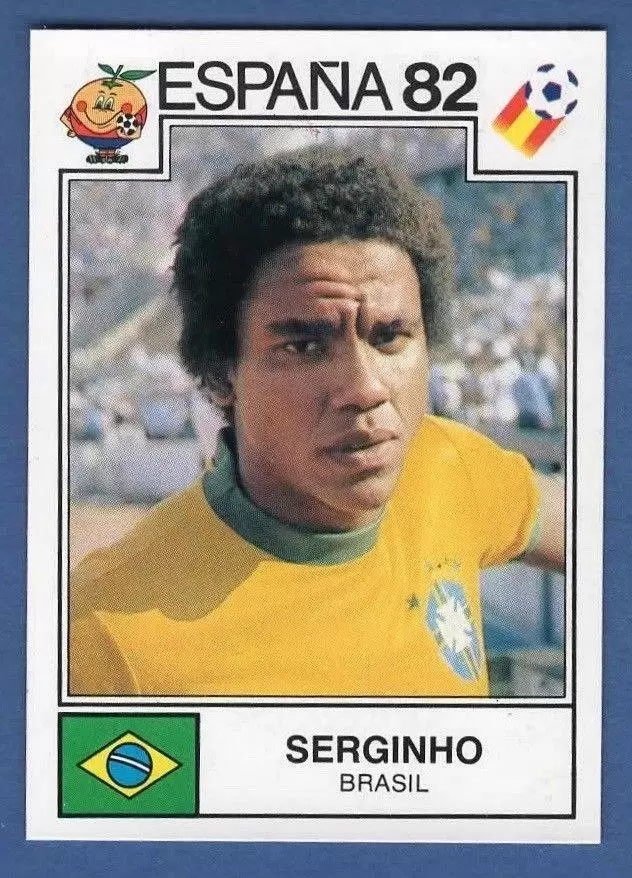 España 82 World Cup - Serginho - Brasil