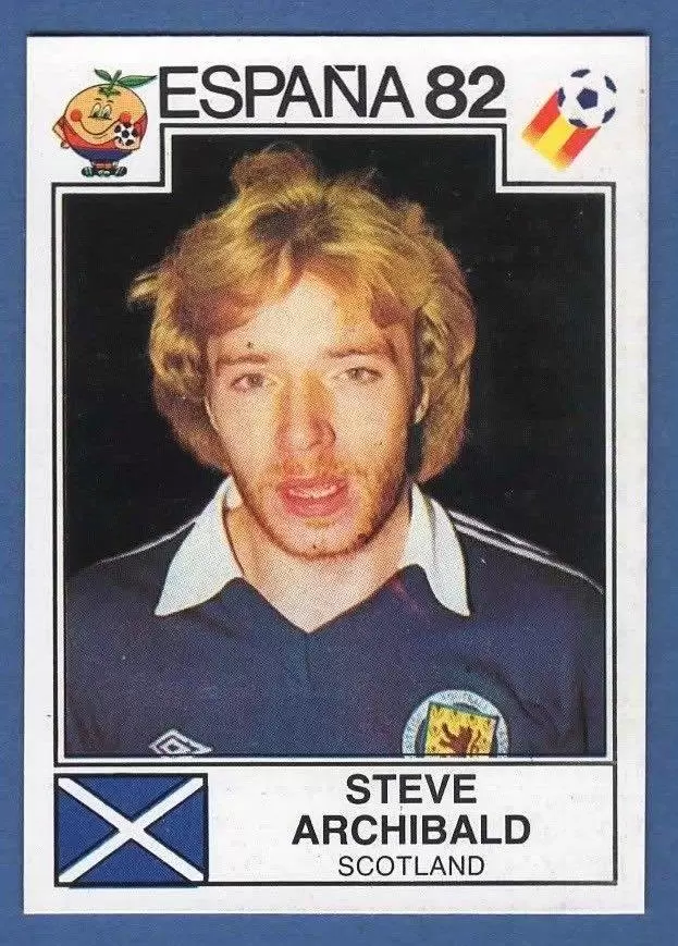 España 82 World Cup - Steve Archibald - Scotland