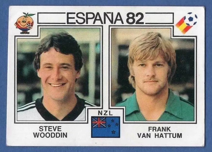 España 82 World Cup - Steve Wooddin & Frank Van Hattum - New Zealand