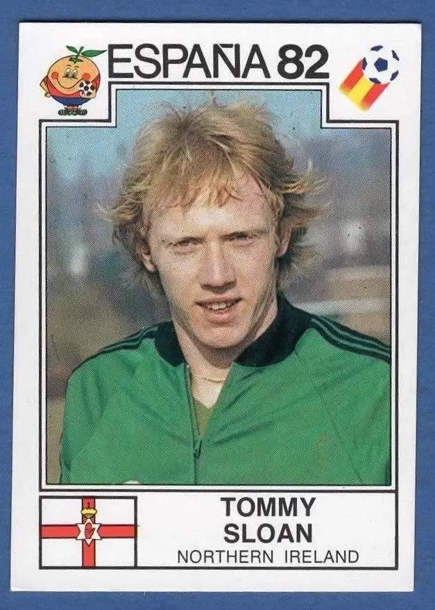 España 82 World Cup - Tommy Sloan - Northern Ireland