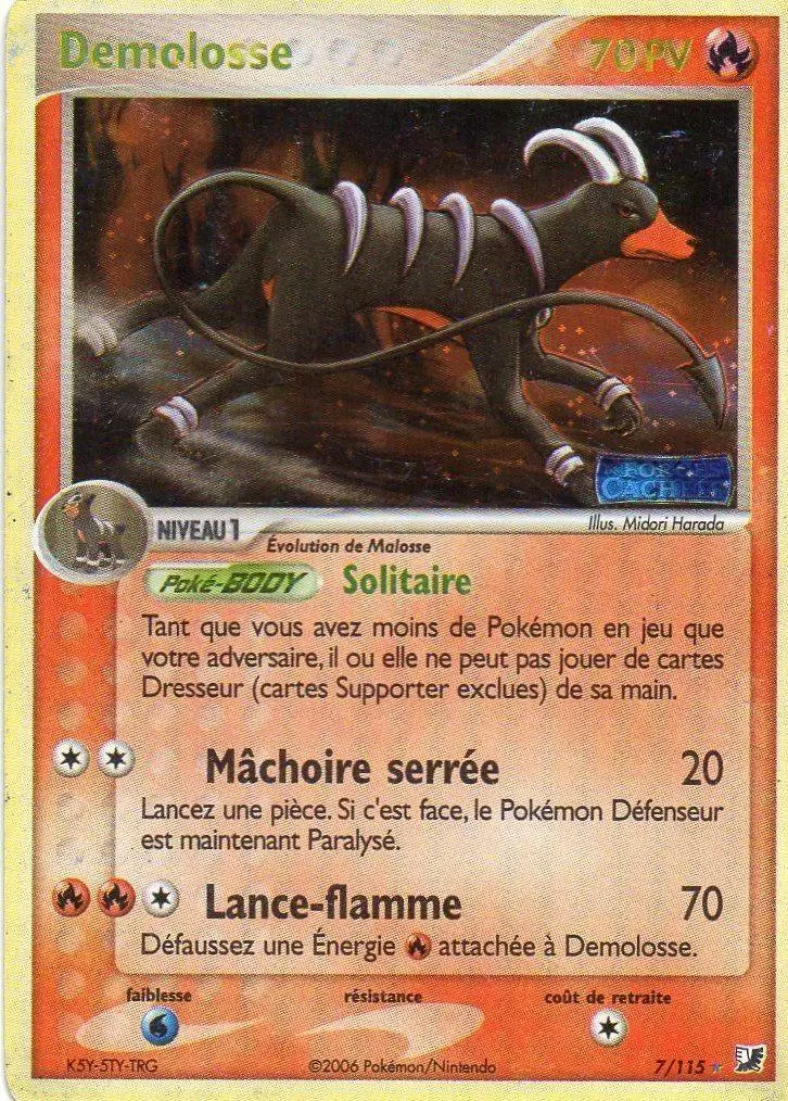 EX Forces cachées - Demolosse holographique Logo