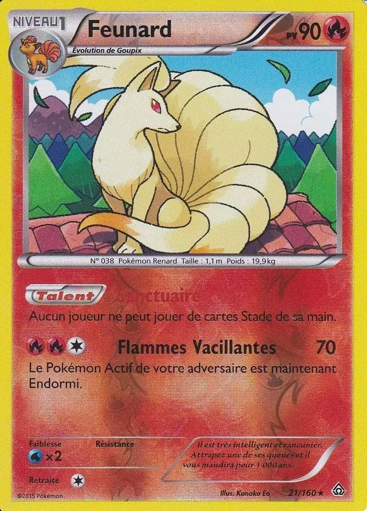 Pokémon XY Primo Choc - Feunard Reverse